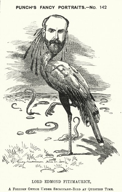 Punch sarjakuva: Edmond Fitzmaurice tekijältä Edward Linley (after) Sambourne