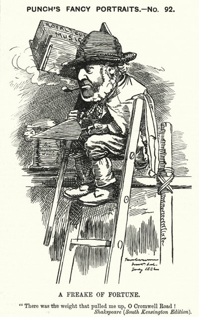Punch-sarjakuva: Sir Charles James Freake tekijältä Edward Linley (after) Sambourne