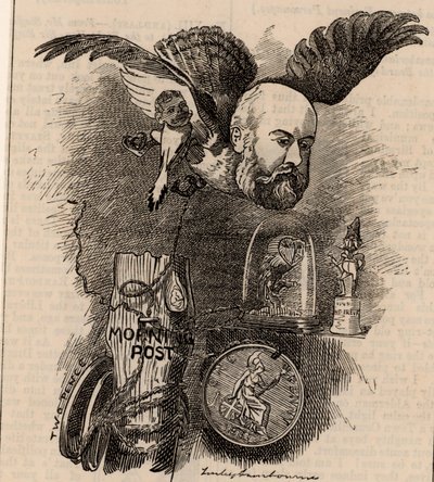 Algernon Borthwick, paroni Glenesk (1830-1908) tekijältä Edward Linley Sambourne