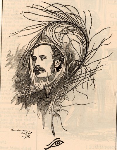 Sarjakuva Ellis Ashmead-Bartlettista tekijältä Edward Linley Sambourne