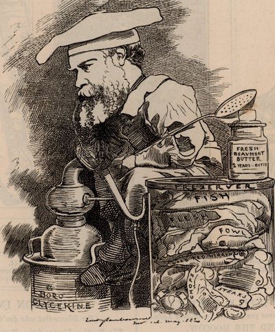 Sarjakuva Frederick Settle Barffista) Punch