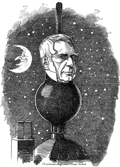 George Biddell Airy 1801-1892, englantilainen tähtitieteilijä ja geofyysikko, 1883 tekijältä Edward Linley Sambourne