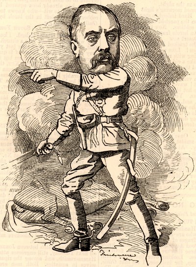 Gerald Graham (1831-1899) Englannin armeijan upseeri, joka palveli Royal Engineersissä tekijältä Edward Linley Sambourne