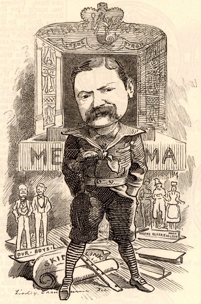 Henry James Byronin muotokuva tekijältä Edward Linley Sambourne