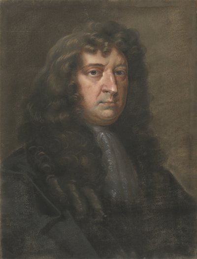 Samuel Butler (1612-80), Hudibrasin kirjoittaja (pastelli paperille) tekijältä Edward Lutterell