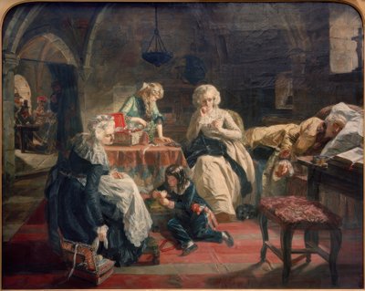 Ranskan kuninkaallinen perhe temppelivankilassa tekijältä Edward Matthew Ward