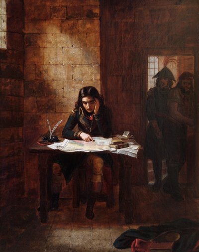 Napoleon Nizzan vankilassa vuonna 1794 tekijältä Edward Matthew Ward
