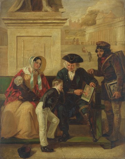 Aboukirin veteraani, 1844 tekijältä Edward Matthew Ward