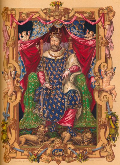 Ranskan kuningas Francis I, 1500-luku, 1849. tekijältä Edward May