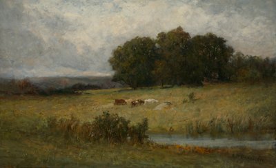 Kirkas kohtaus karjasta lähellä Streamia. tekijältä Edward Mitchell Bannister