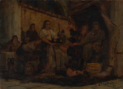 Salome vastaanottaa Johannes Kastajan pään tekijältä Edward Mitchell Bannister