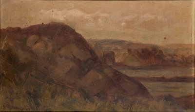 Nimetön (maisema kivien kanssa) tekijältä Edward Mitchell Bannister