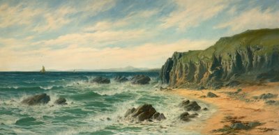 Rannikkokohtaus, 1887. tekijältä Edward Moore