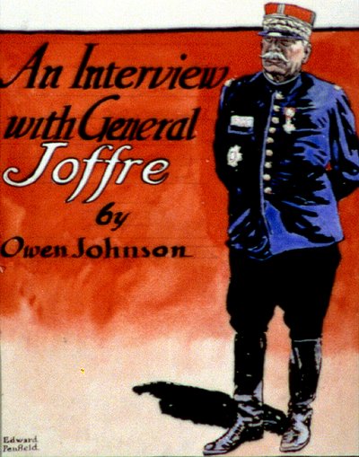 Kenraali Joffre (1852-1931), ranskalainen armeijan komentaja. Edward Penfield (1866-1925) yhdysvaltalainen taiteilija ja kuvittaja. Collier