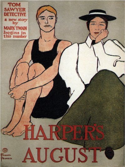 Harpers elokuu, 1896 tekijältä Edward Penfield