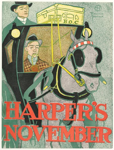 Harpers New Monthly Magazine, marraskuu 1896 tekijältä Edward Penfield