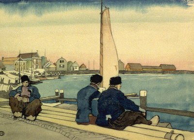 Tuulta ja vuorovettä odotellessa tekijältä Edward Penfield