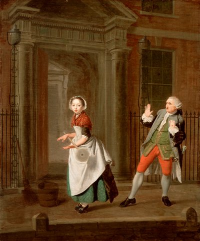"Kaupunkisuihku", c1764 tekijältä Edward Penny