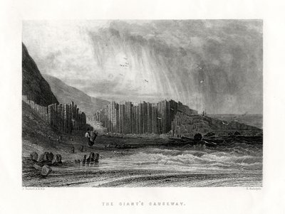 The Giants Causeway, Antrimin kreivikunta, Pohjois-Irlanti, 1884 tekijältä Edward Radclyffe