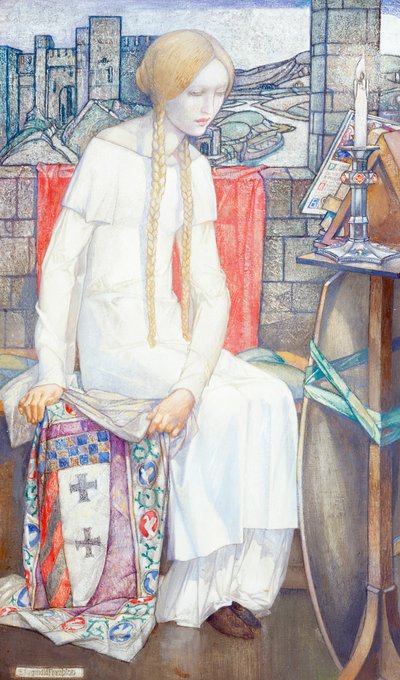 Elaine, 1921 tekijältä Edward Reginald Frampton
