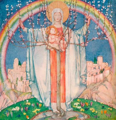 Our Lady of Promise, c1890-1914, 1914 tekijältä Edward Reginald Frampton