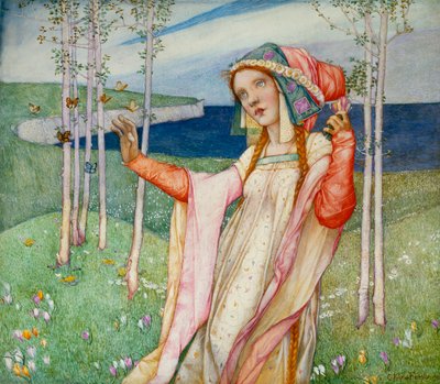 Kevät, 1911 tekijältä Edward Reginald Frampton