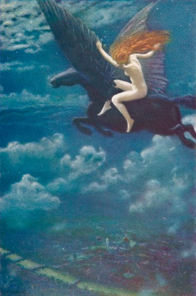 Dream Idyll A Valkyrie, 1902, 1905 tekijältä Edward Robert Hughes
