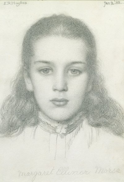Margaret Ellinor Morse, 2. tammikuuta 1882. tekijältä Edward Robert Hughes