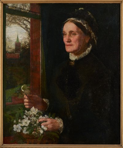 Phoebe King (öljy kankaalle) tekijältä Edward Robert Hughes