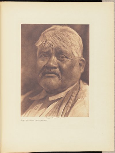 Captain Big Man - Diegueño tekijältä Edward S. Curtis
