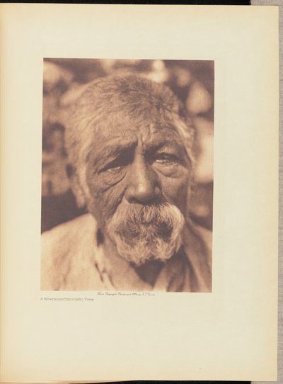 Pohjoinen Diegueño-tyyppi tekijältä Edward S. Curtis