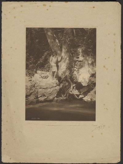 Apache-Black River (Syycamoren luona) tekijältä Edward S. Curtis
