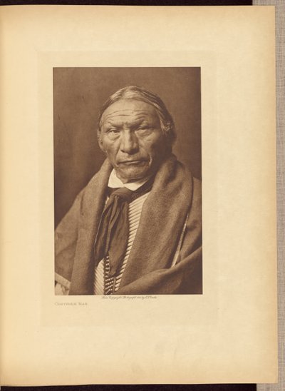 Cheyennen mies tekijältä Edward S. Curtis