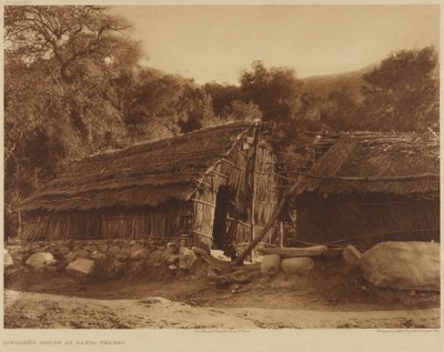 Diegueño-talo Santa Ysabelissa tekijältä Edward S. Curtis