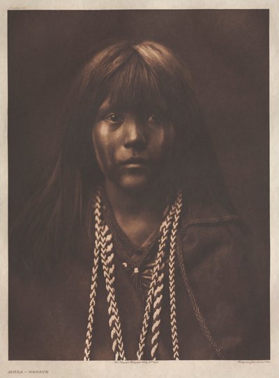 Salkku II, levy 61: Mósa-Mohave tekijältä Edward S. Curtis
