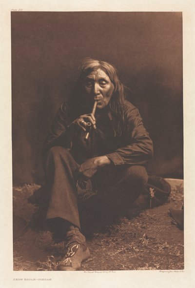 Portfolio VI, levy 201: Crow Eagle - Piegan tekijältä Edward S. Curtis