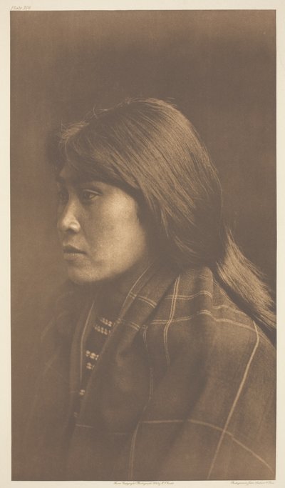 Suquamish tyttö tekijältä Edward S. Curtis