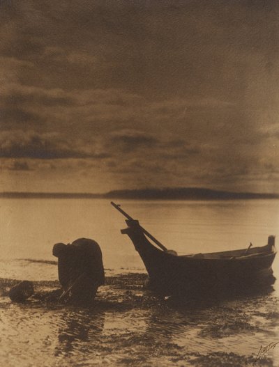 [The Clam Digger] tekijältä Edward S. Curtis