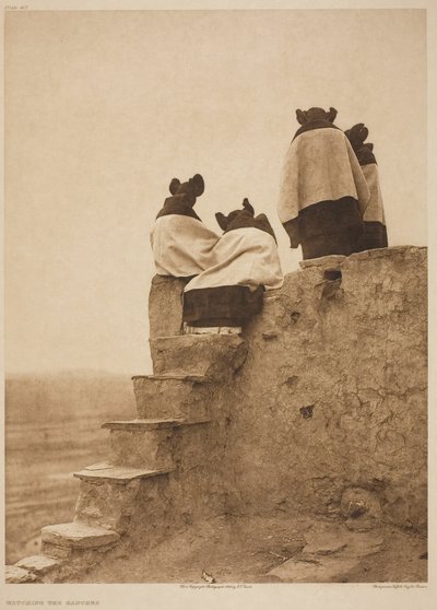 Katsomassa tanssijoita tekijältä Edward S. Curtis