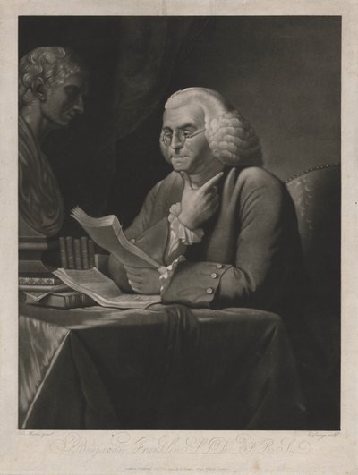 Benjamin franklin tekijältä Edward Savage