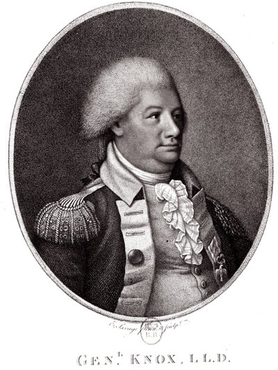 Kenraali Henry Knox (1750-1806) 1791 tekijältä Edward Savage