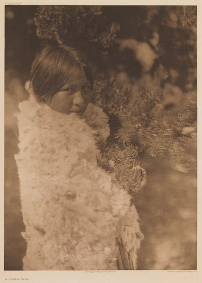 Cree-tyttö tekijältä Edward Sheriff Curtis