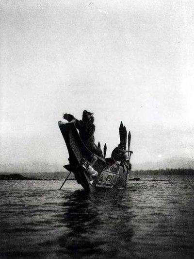 Tenaktak häävieraat, elokuvasta "The North American Indian" tekijältä Edward Sheriff Curtis