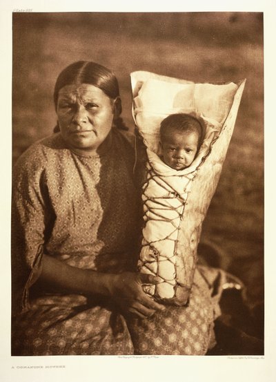 Comanche-äiti tekijältä Edward Sheriff Curtis