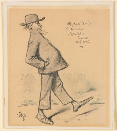 Algernon Charles Swinburne Wimbledon Commonissa tekijältä Edward Tennyson Reed