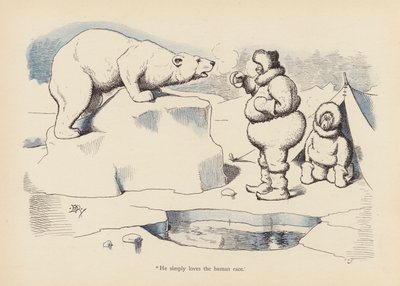 Hännät kierteellä: Polar (väri litho) tekijältä Edward Tennyson Reed