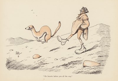 Tails with Twist: The Weaser (väri litho) tekijältä Edward Tennyson Reed