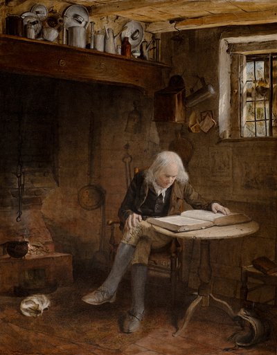 Meditaatio (öljy kankaalle) tekijältä Edward Thompson Davis