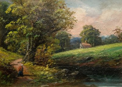 Dingles lähellä Sareholetta 1800-luvulla. tekijältä Edward Wilden