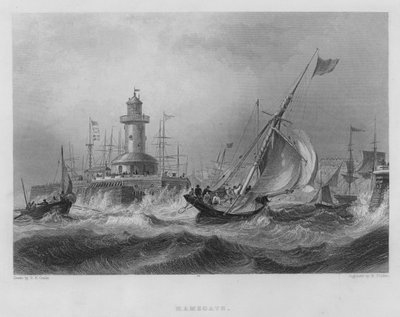 Ramsgate (kaiverrus) tekijältä Edward William (after) Cooke